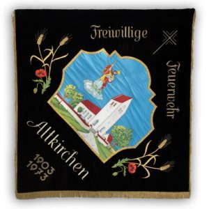 Feuerwehrfahne vorne - Klein - FFW Altkirchen