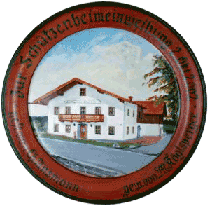 Schützenscheibe Schützenheimeinweihung 2002